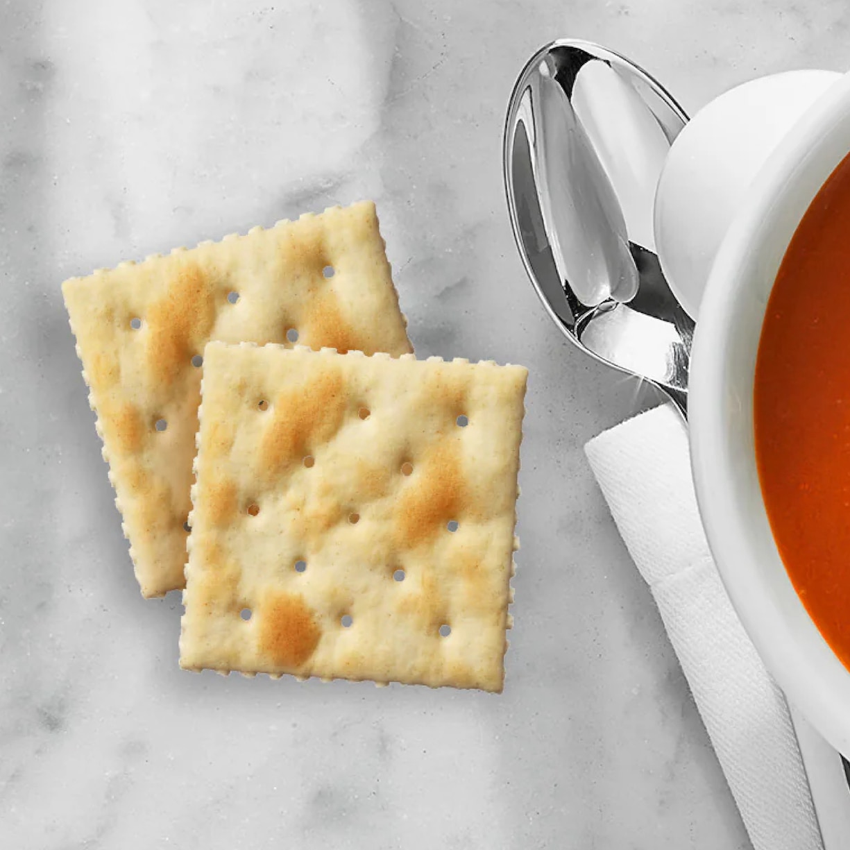 zesta crackers with tomato soup